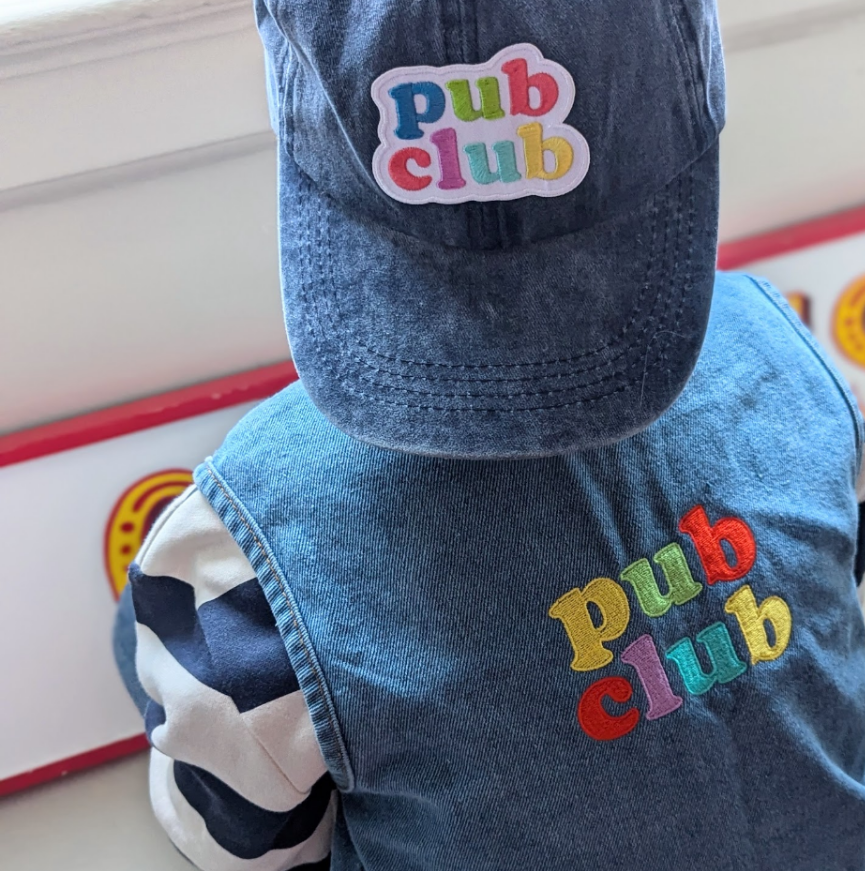 pub club cap, ink blue