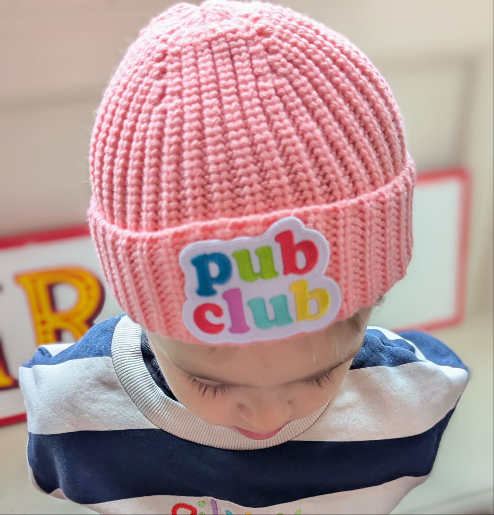 little softie pub club beanie, various colours