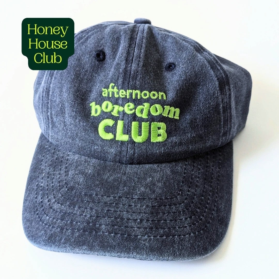 afternoon boredom club adults cap