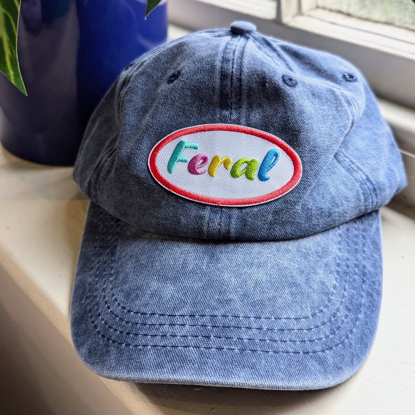 ink blue cap, grown-up