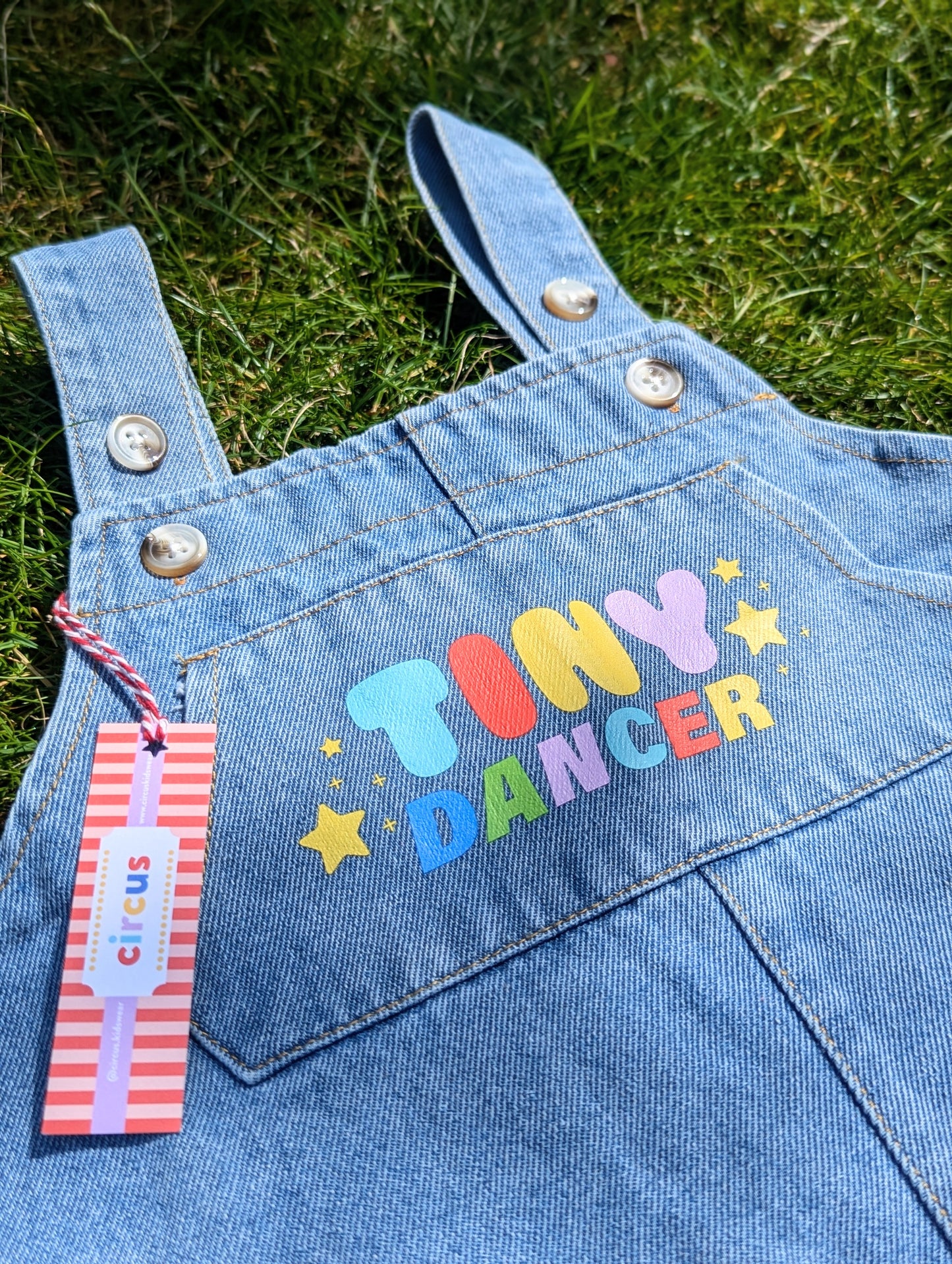 shorty dungarees, customisable