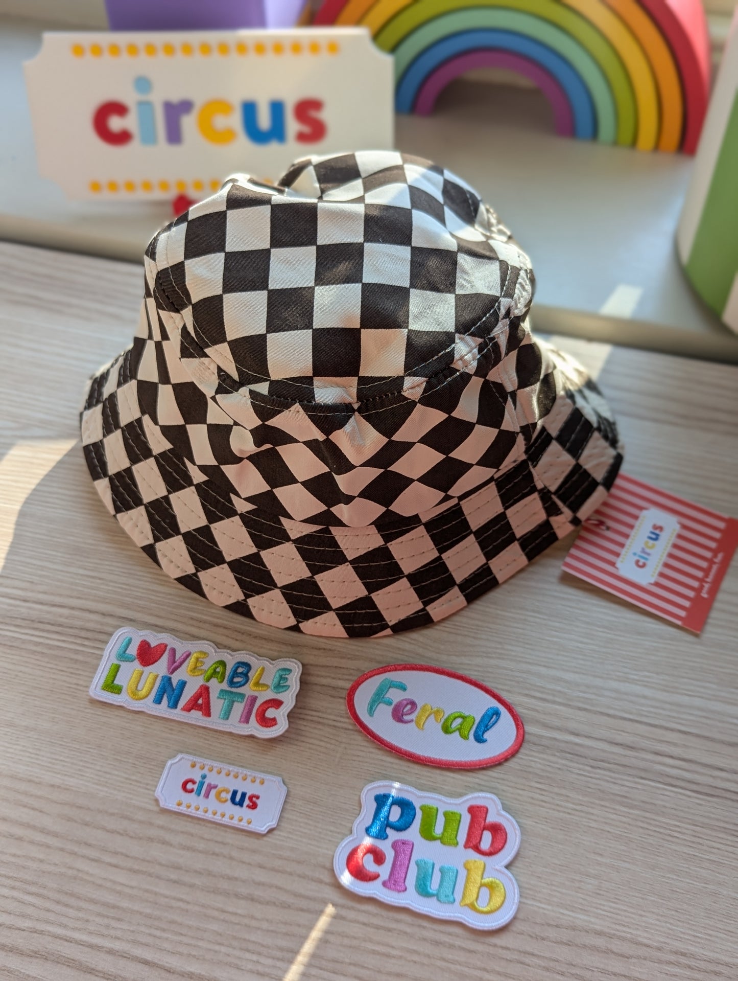checkmate bucket hat, customisable
