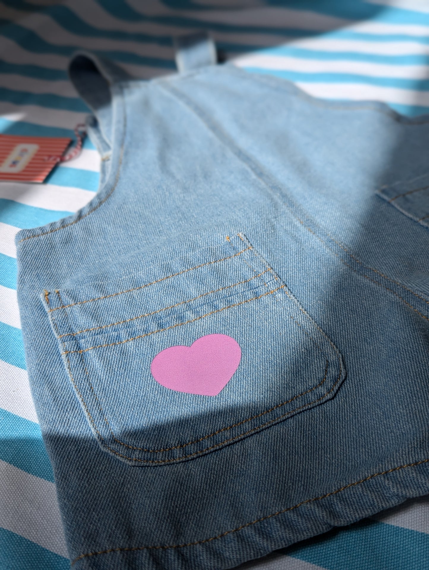 stevie short dungarees, captain chaos, 3-4 years
