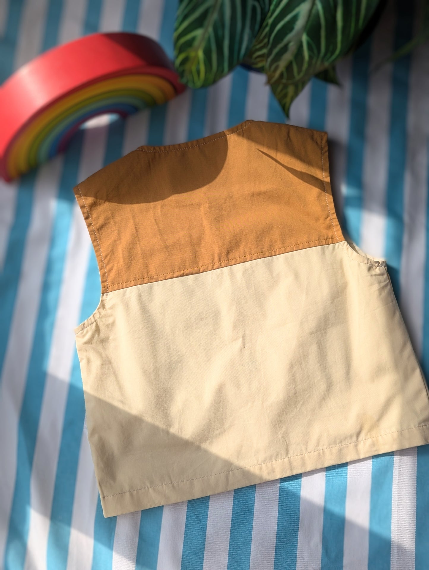 patchwork vest