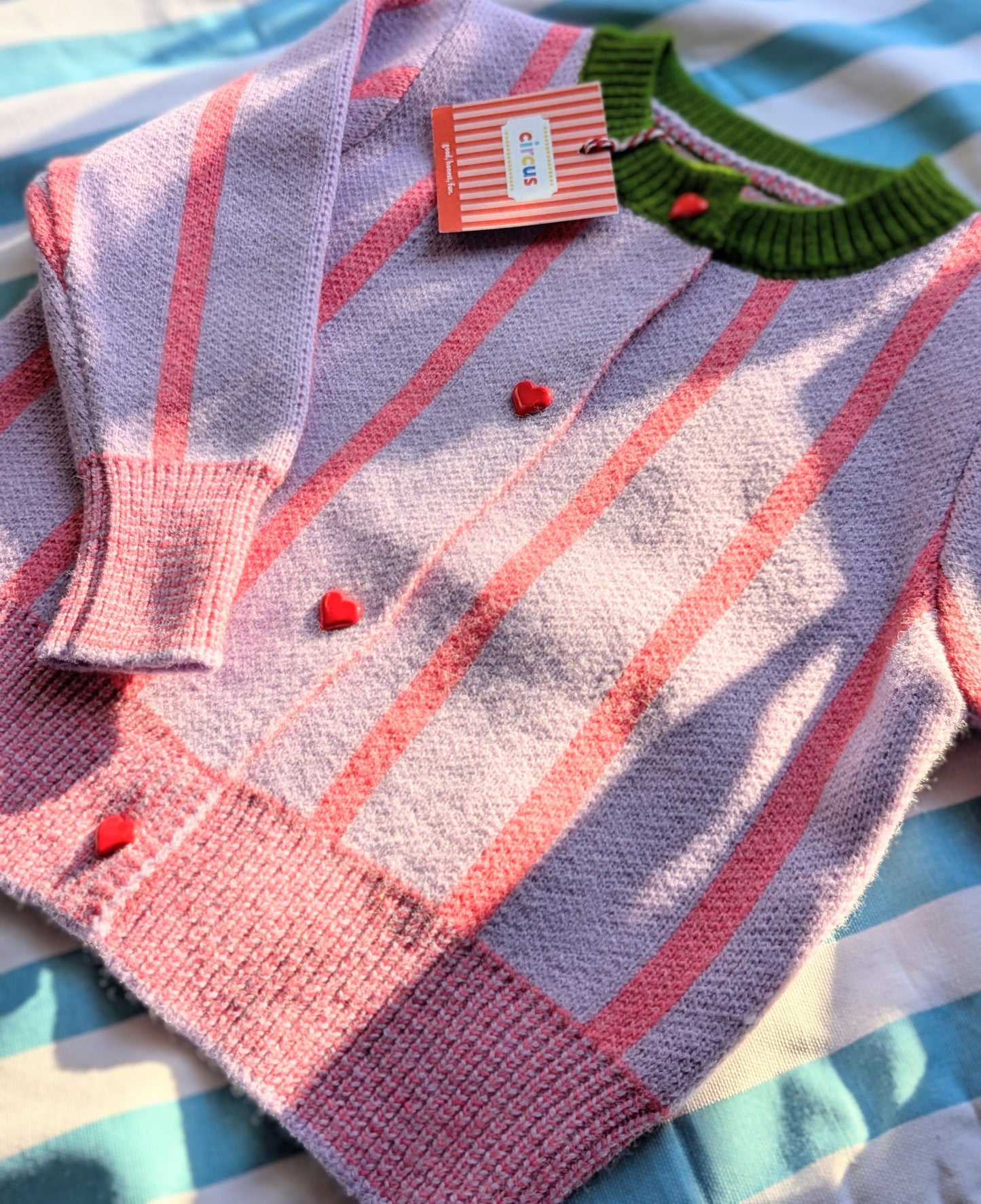 loveheart cardigan