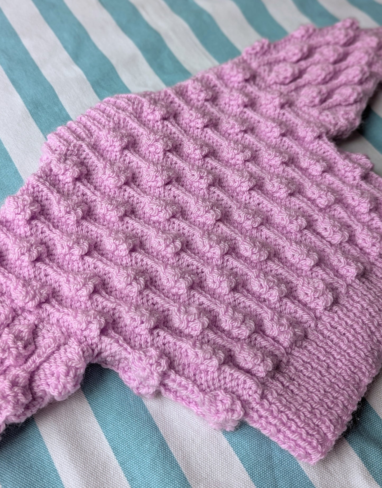 bobble cardigan, 3-6 months