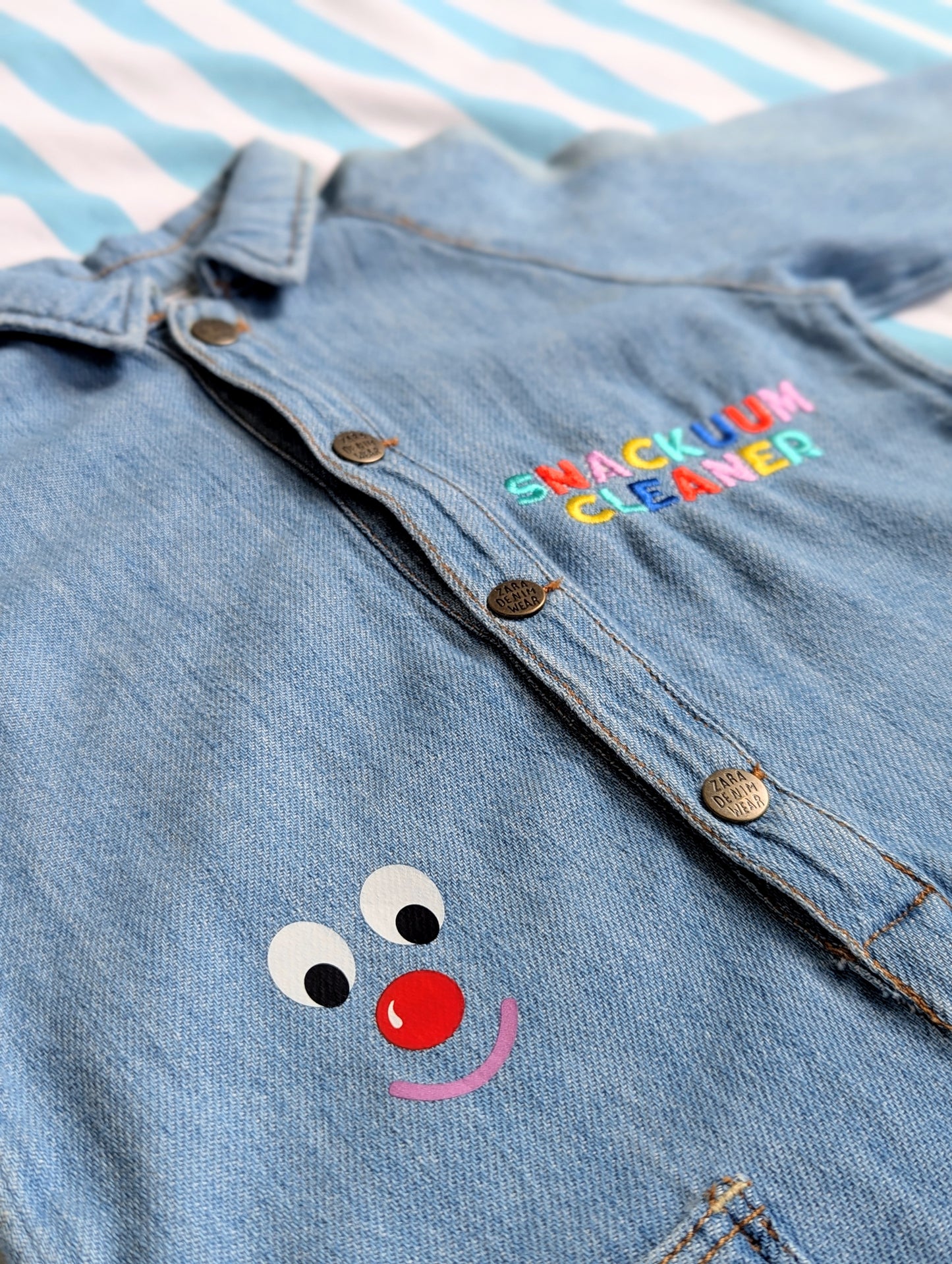 snackuum cleaner jumpsuit, 2-3 years