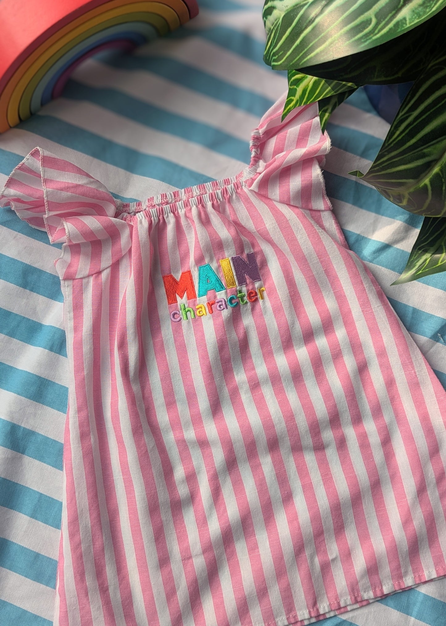 popcorn dress, 3-5 years