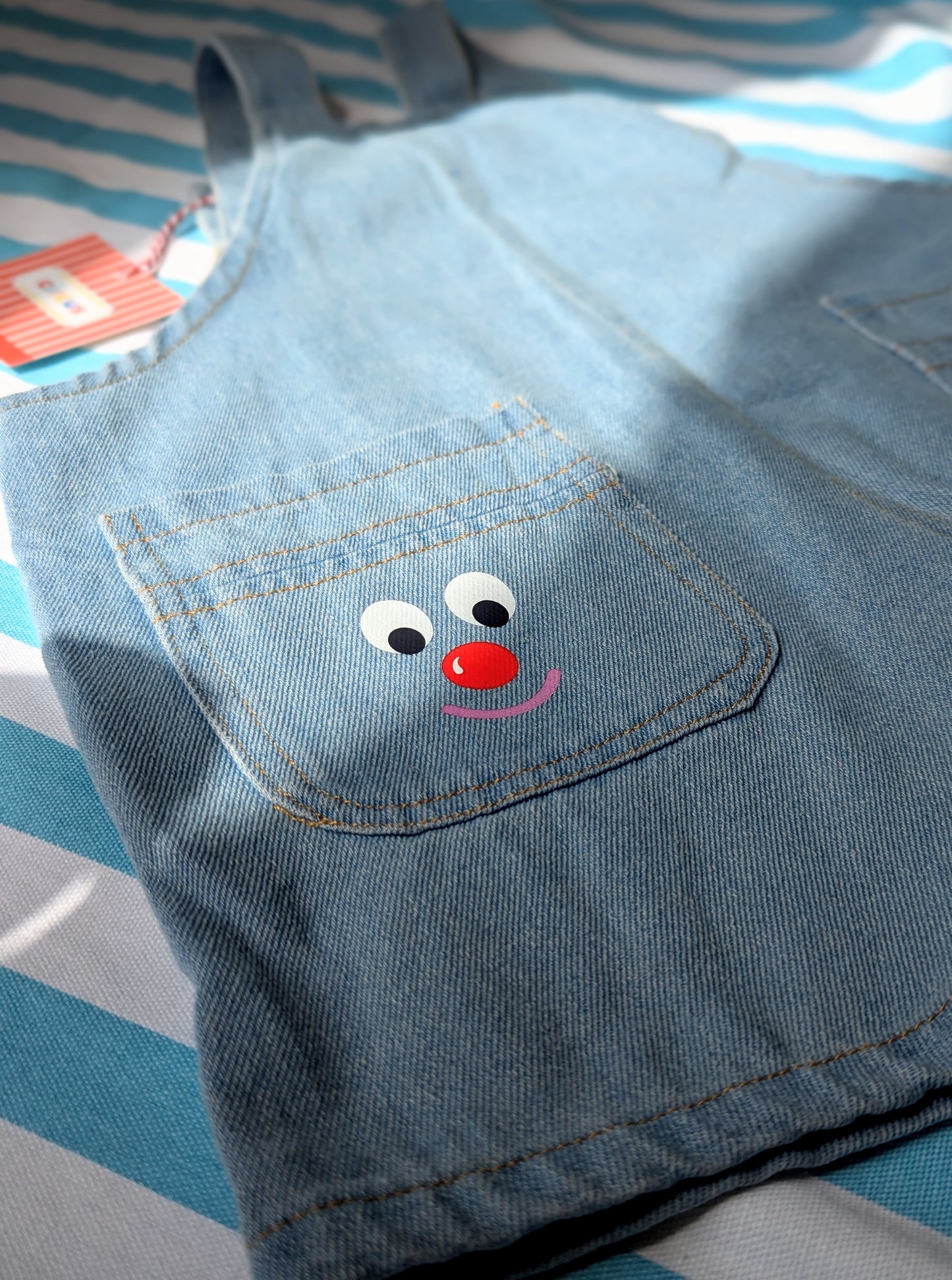 stevie short dungarees, captain chaos, 3-4 years