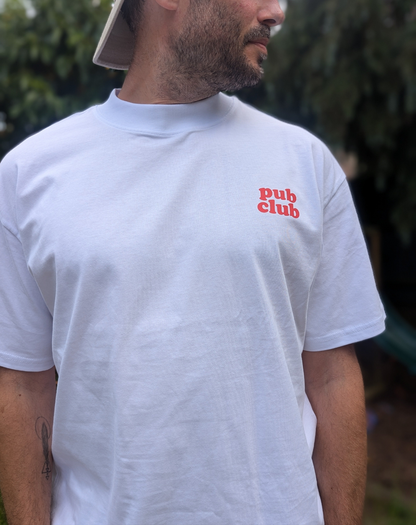 pub club oversized t-shirt, grown-up