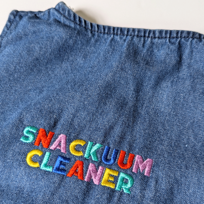 snackuum cleaner poppy romper, 2-3 years
