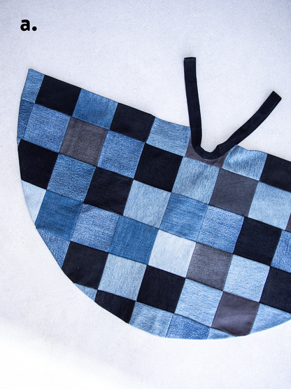 Recycled Levi's customisable kids cape - one size