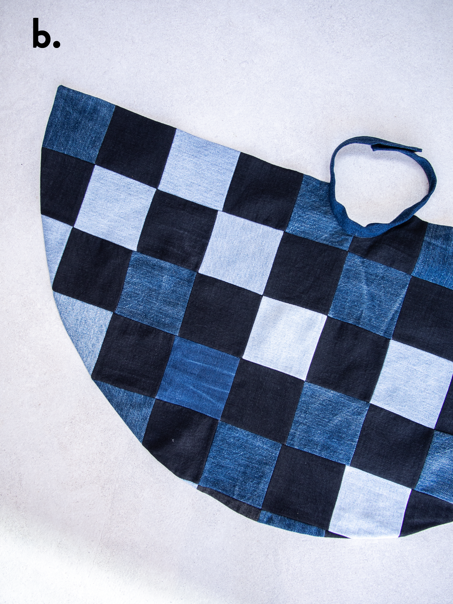 Recycled Levi's customisable kids cape - one size