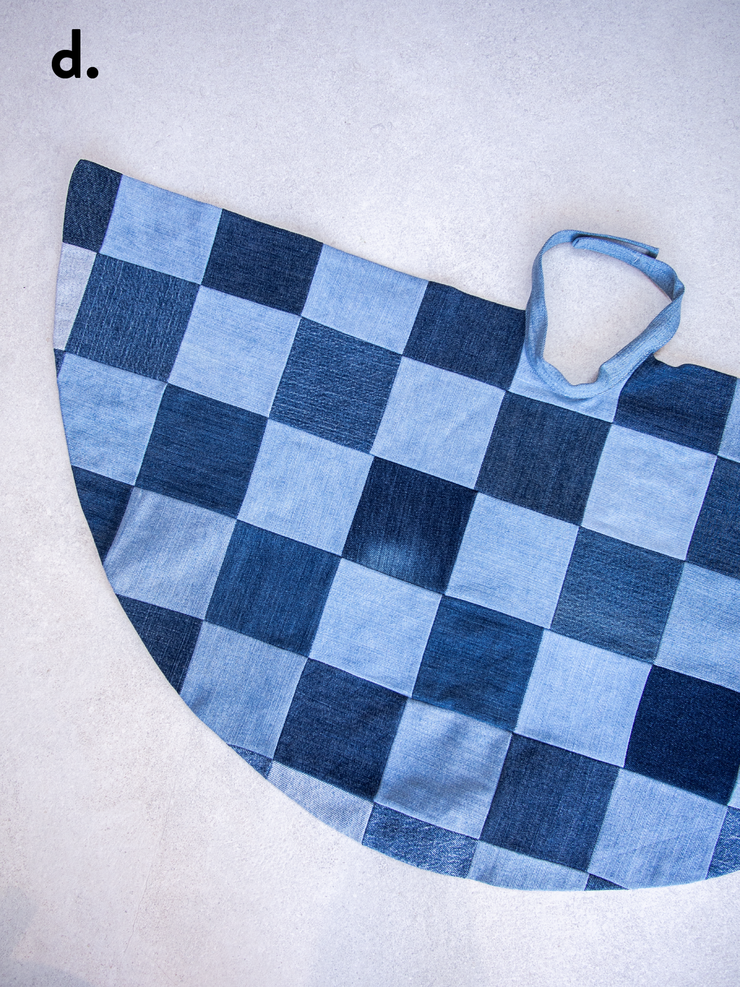 Recycled Levi's customisable kids cape - one size