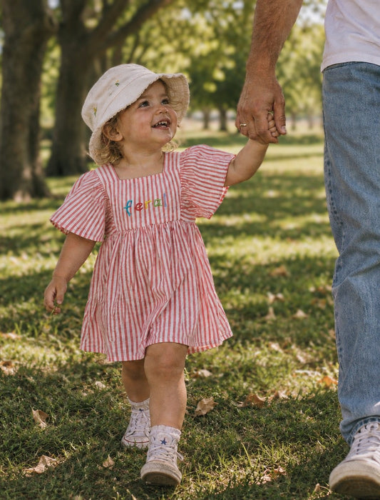 candycane dress, 1-2 years