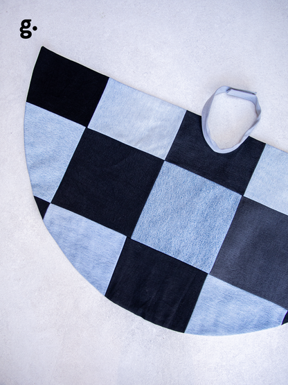 Recycled Levi's customisable kids cape - one size