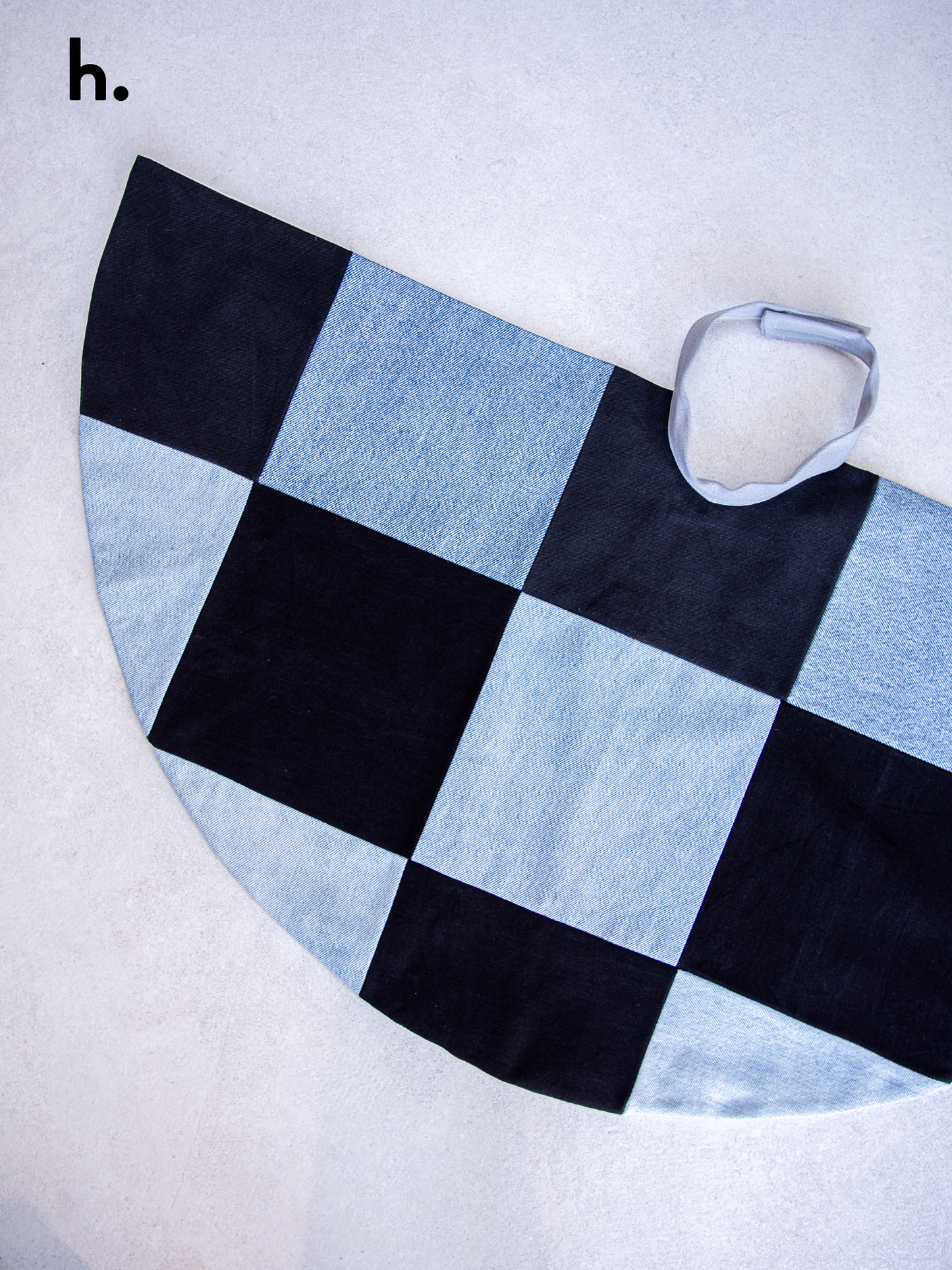 Recycled Levi's customisable kids cape - one size
