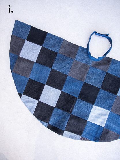 Recycled Levi's customisable kids cape - one size