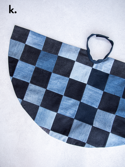 Recycled Levi's customisable kids cape - one size