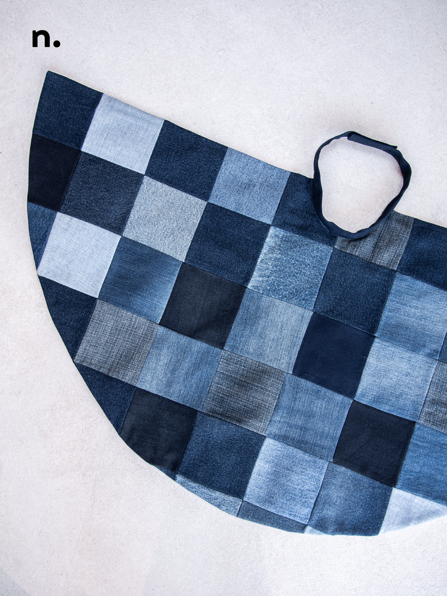 Recycled Levi's customisable kids cape - one size