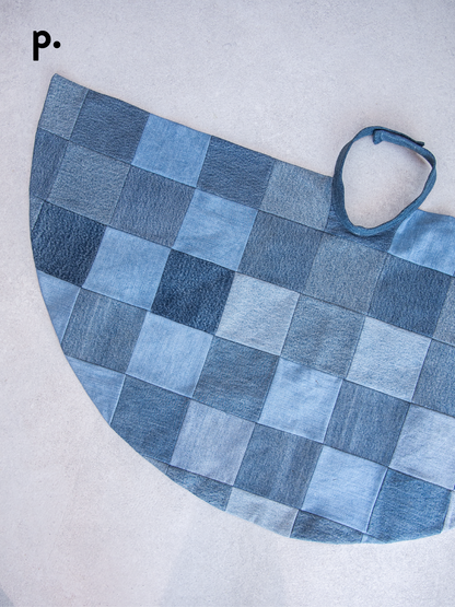 Recycled Levi's customisable kids cape - one size