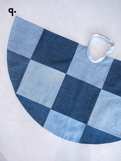 Recycled Levi's customisable kids cape - one size
