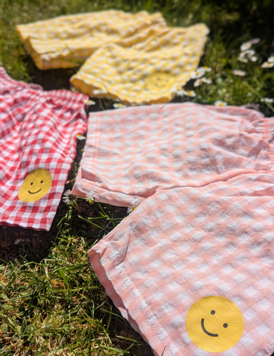 gingham shorts
