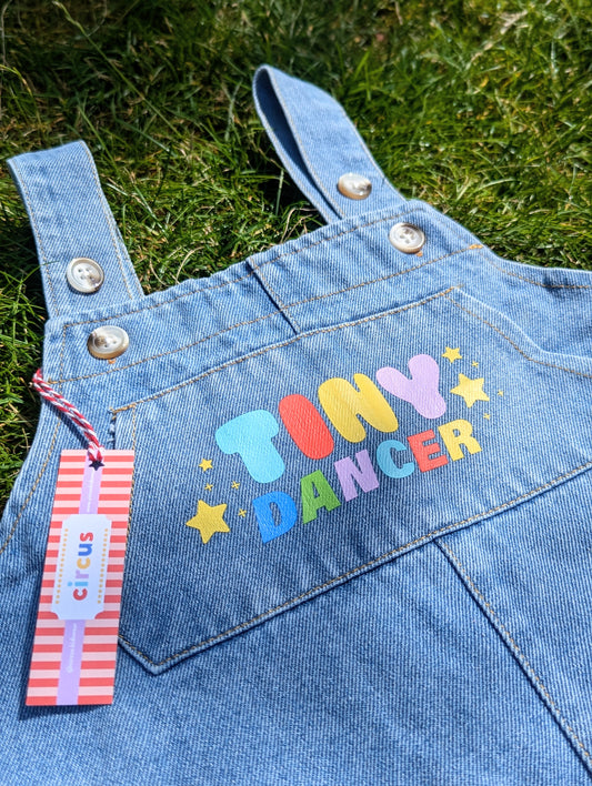 shorty dungarees, customisable