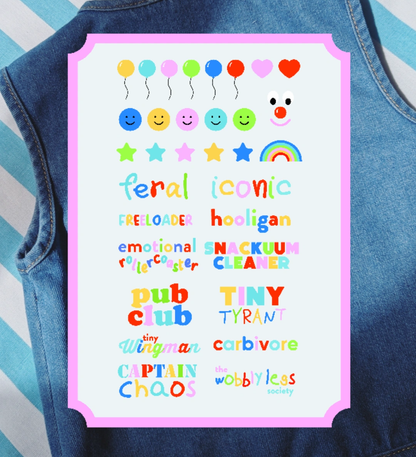 bloomin' gingham trousers, customisable
