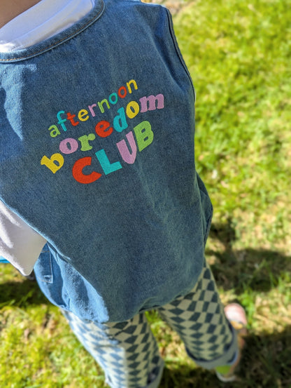 afternoon boredom club vest*
