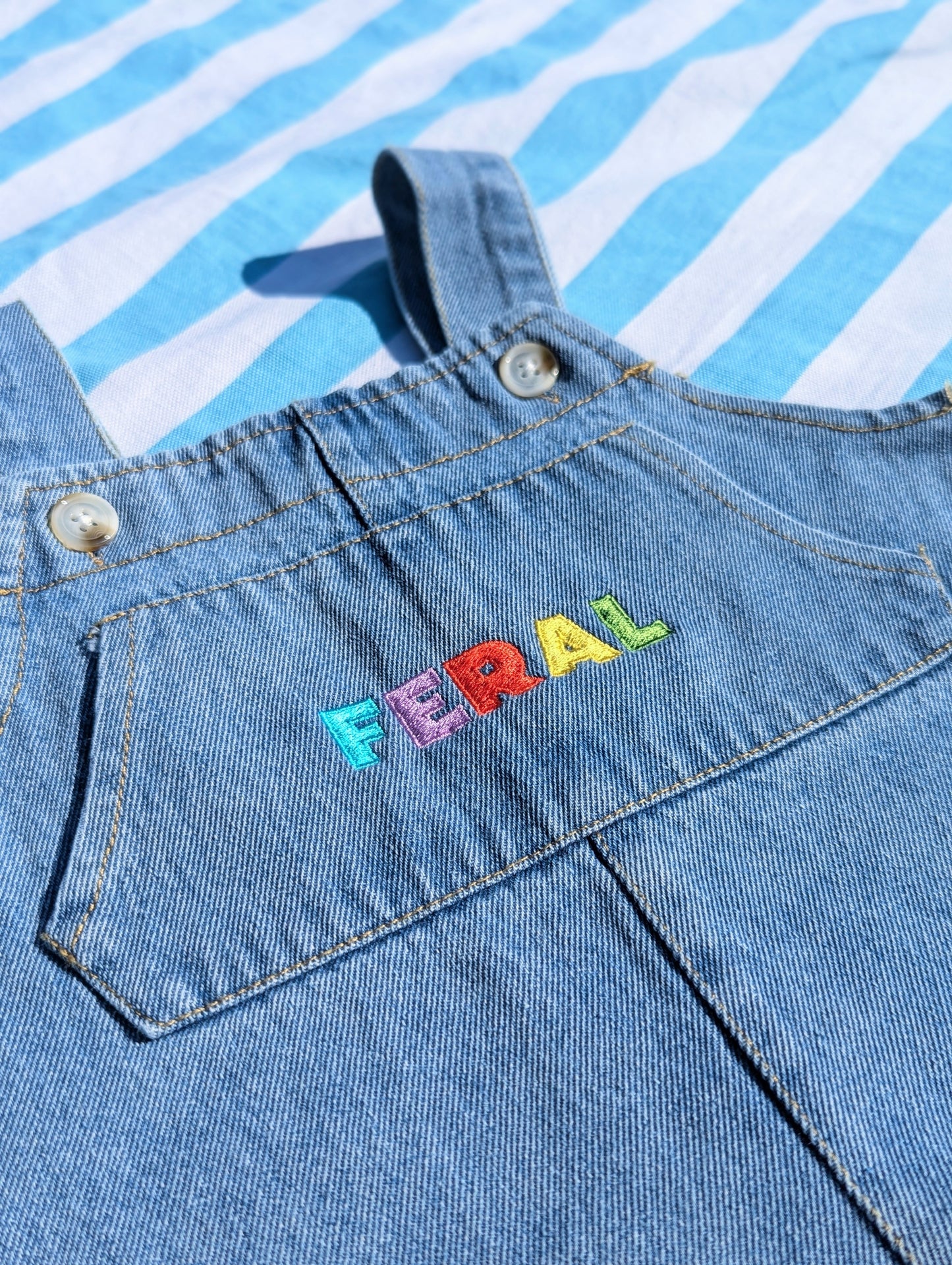 shorty dungarees