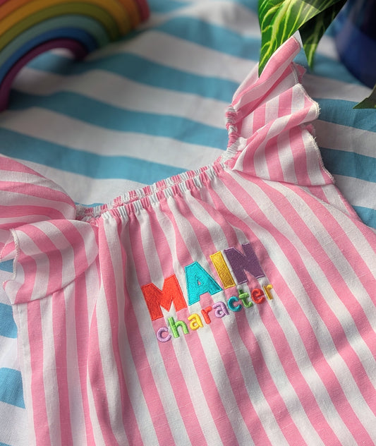 popcorn dress, 3-5 years
