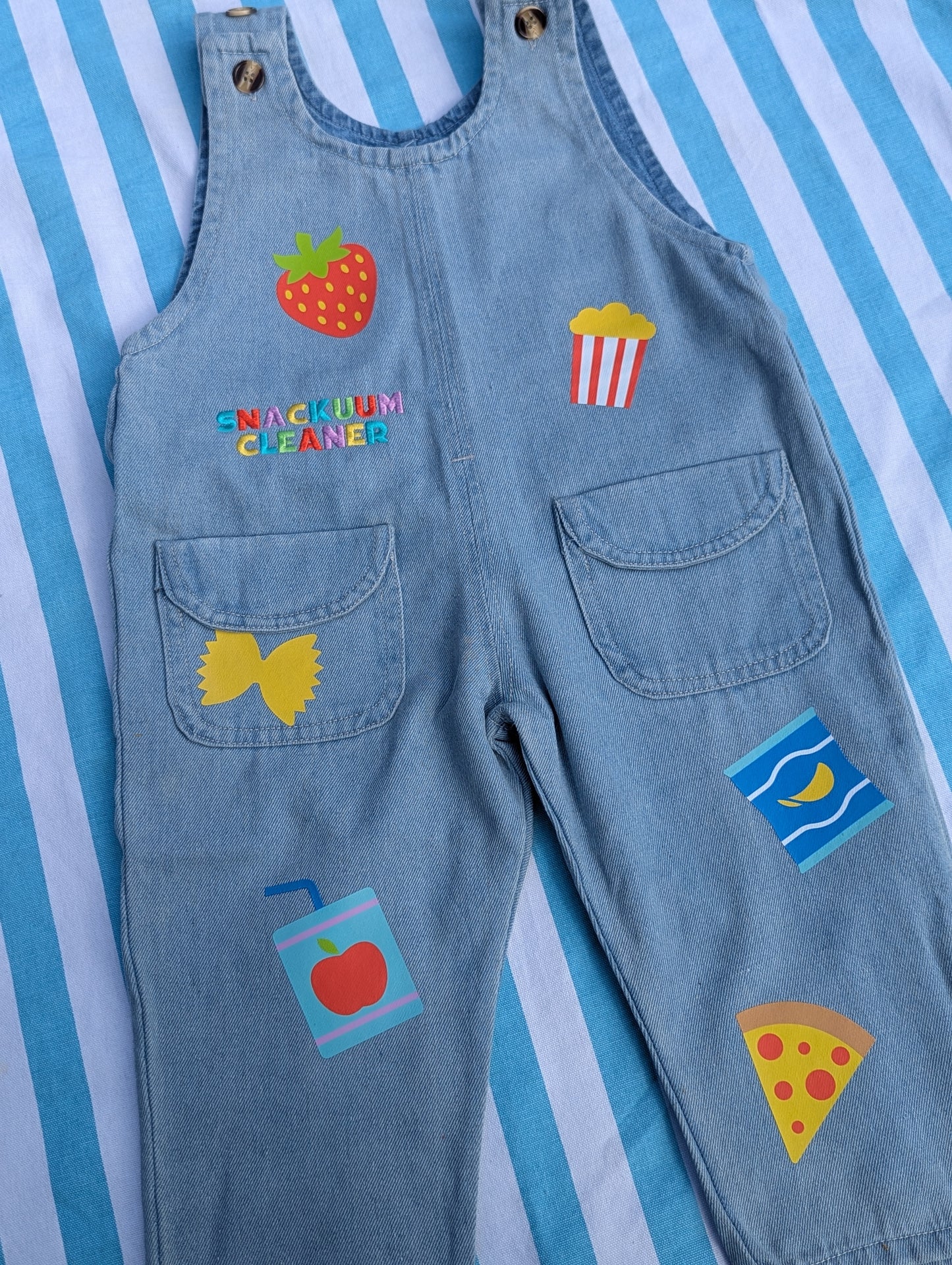 snackuum cleaner buttons romper