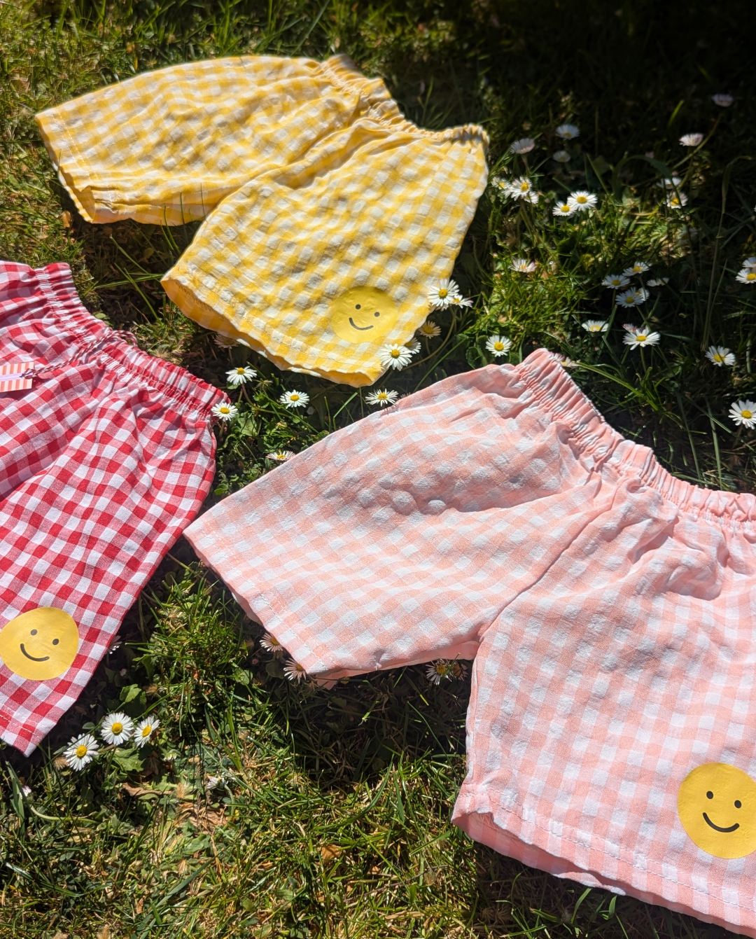 gingham shorts