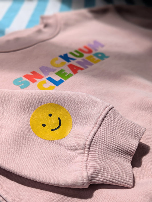 snackuum cleaner sweatshirt, 1-2 years