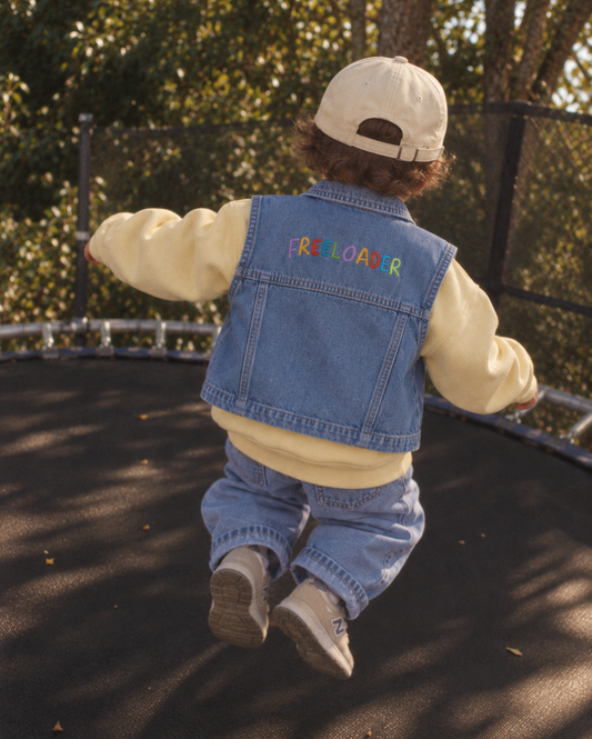 freeloader denim vest