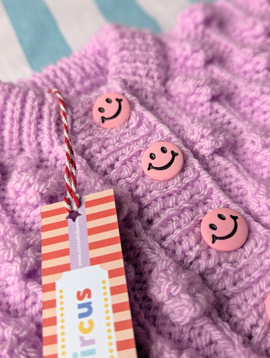 bobble cardigan, 3-6 months