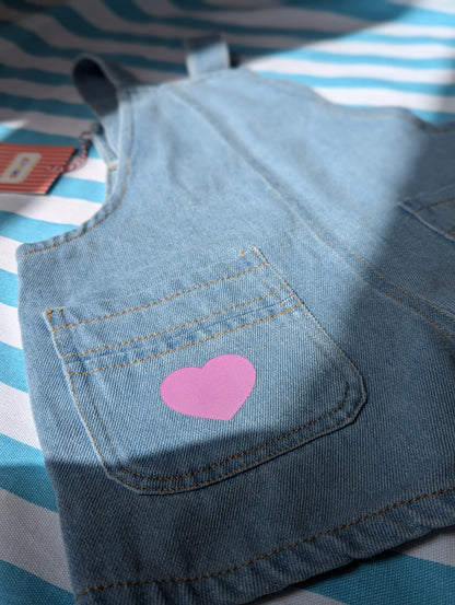 stevie short dungarees, captain chaos, 3-4 years