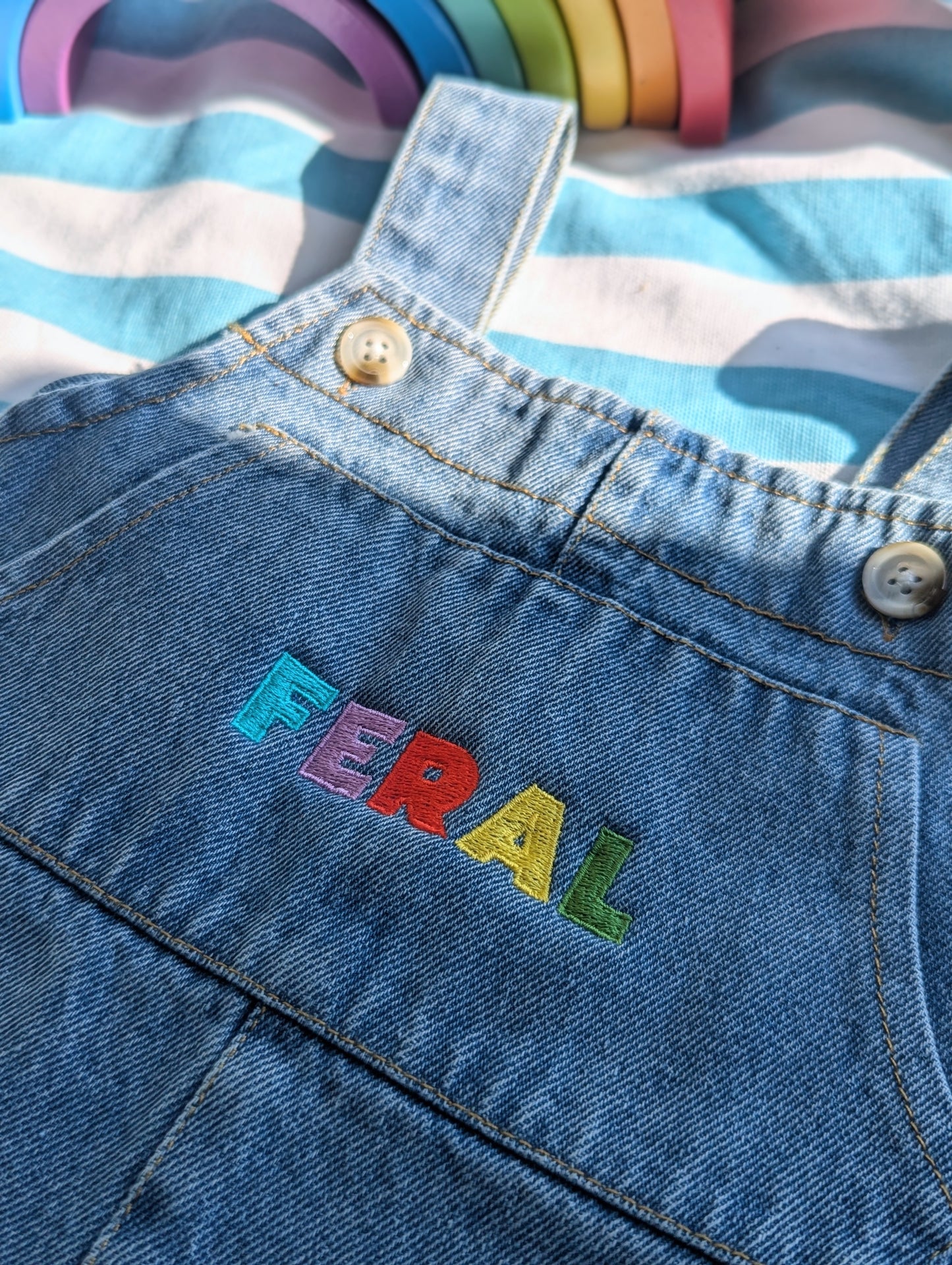 shorty dungarees