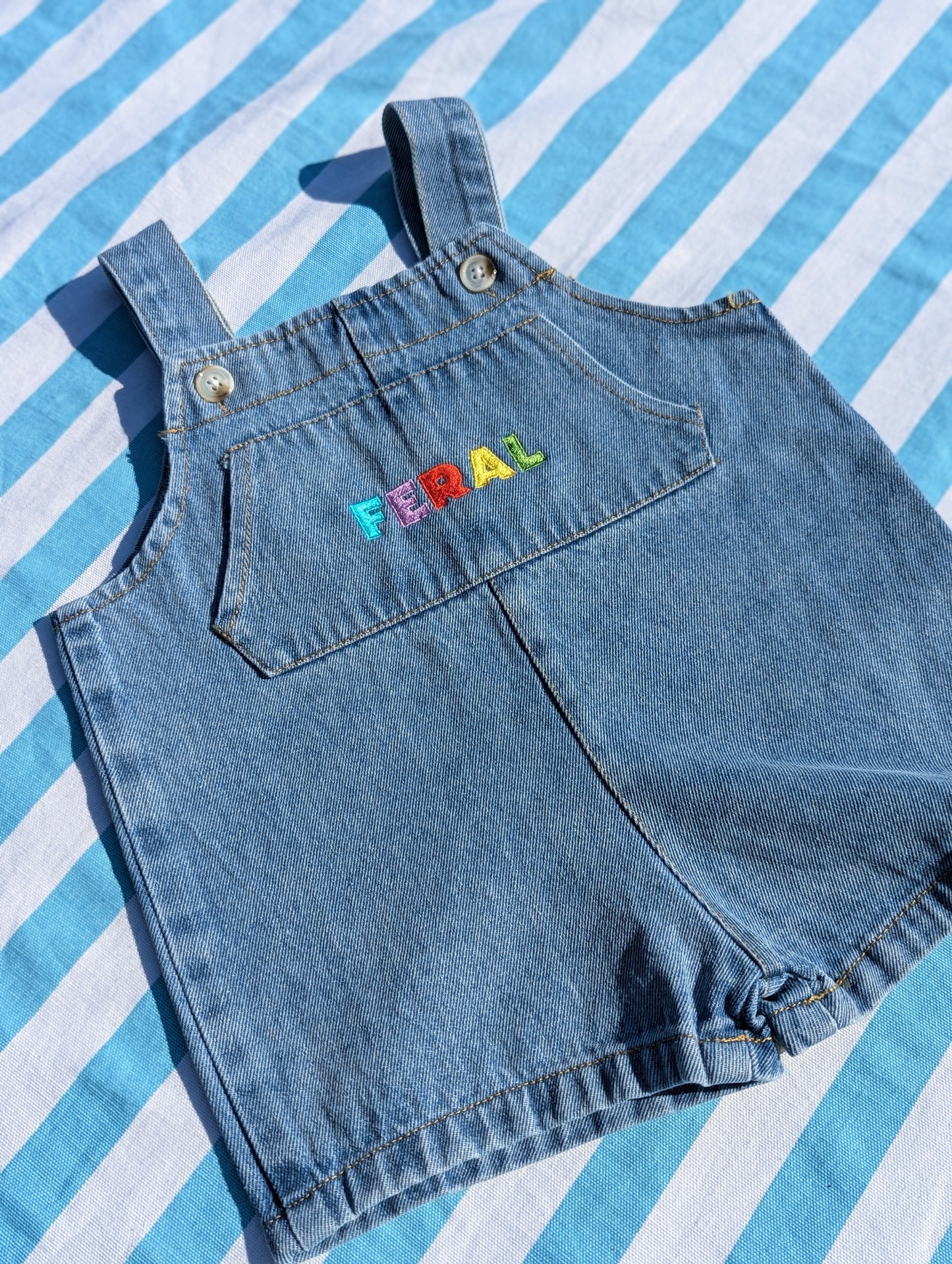 shorty dungarees