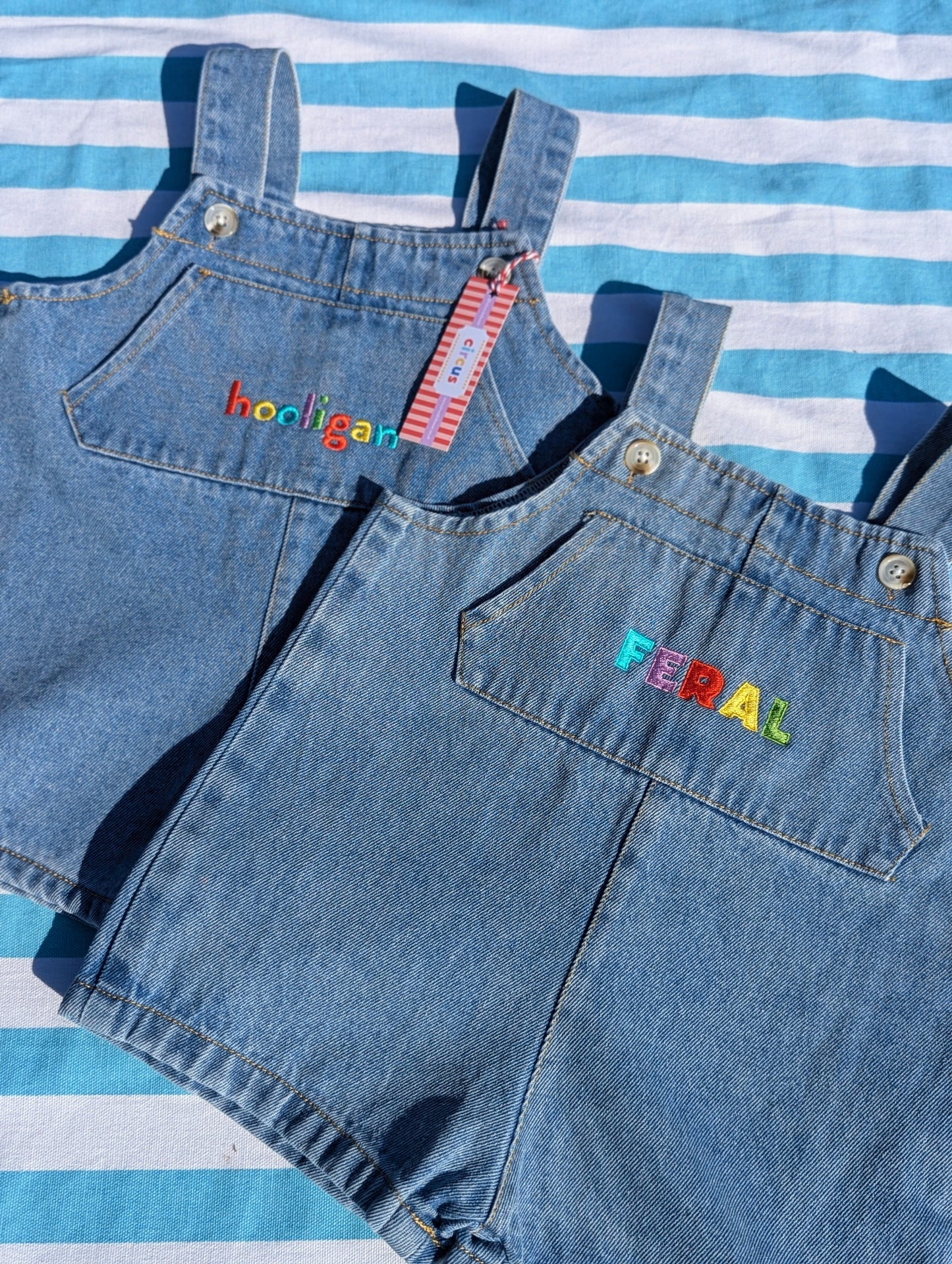 shorty dungarees