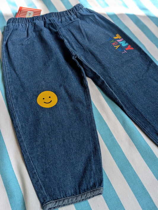 tiny tyrant denim joggers, 2-3 years