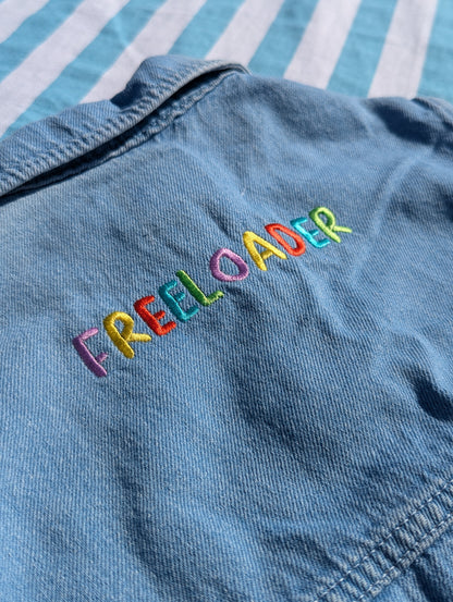 freeloader denim vest
