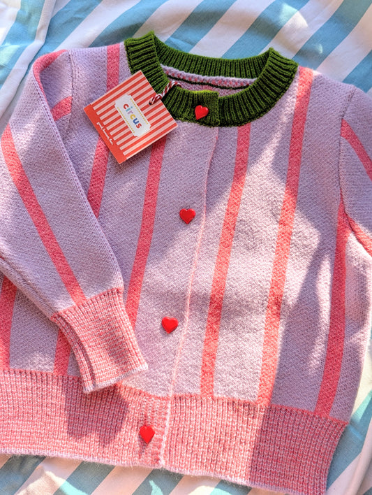 loveheart cardigan