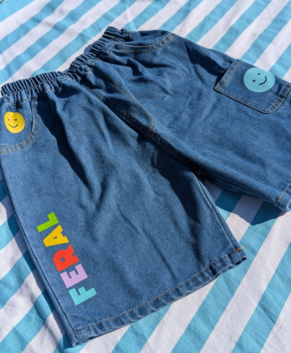 feral skater shorts