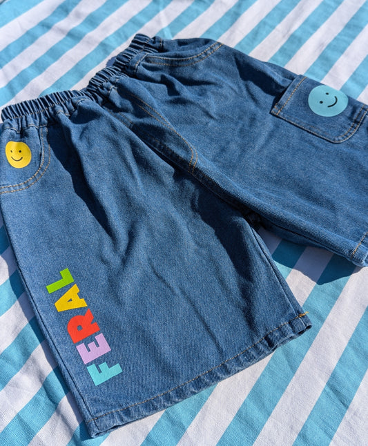 feral skater shorts