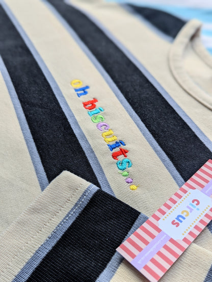 oh biscuits embroidered top