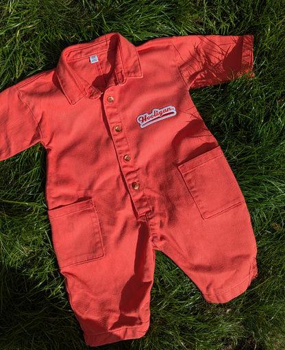 red hooligan boilersuit
