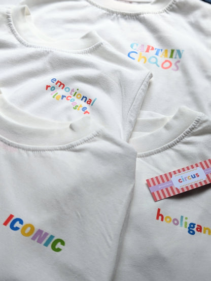 classic t-shirt, customisable