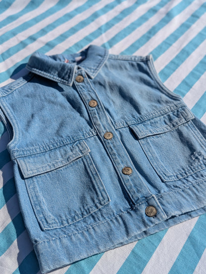 freeloader denim vest